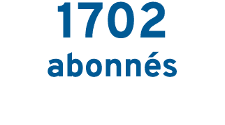 1702 abonnés