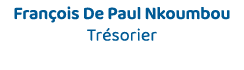 François De Paul Nkoumbou Trésorier