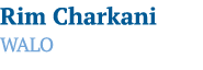 Rim Charkani WALO