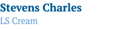Stevens Charles LS Cream 