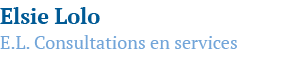 Elsie Lolo E L  Consultations en services 
