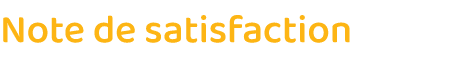 Note de satisfaction
