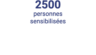 2500 personnes sensibilisées 