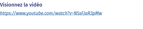 Visionnez la vidéo https:  www youtube com watch v N5sFJaR3pMw 