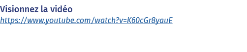 Visionnez la vidéo https:  www youtube com watch v K60cGr8yauE