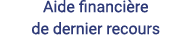 Aide financière de dernier recours